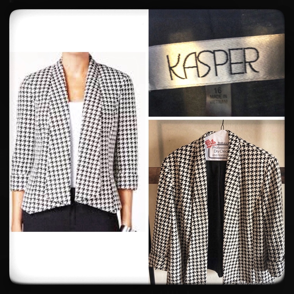 Kasper Houndstooth Blazer